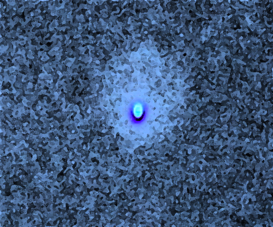 Blue Light UFO AMAZING blue light ufo