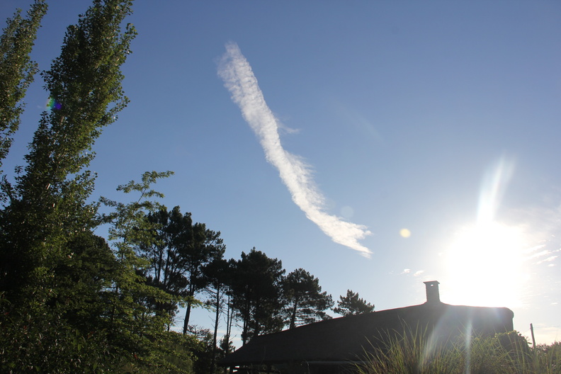 Chemtrail in Uruguay one 1-7-2016