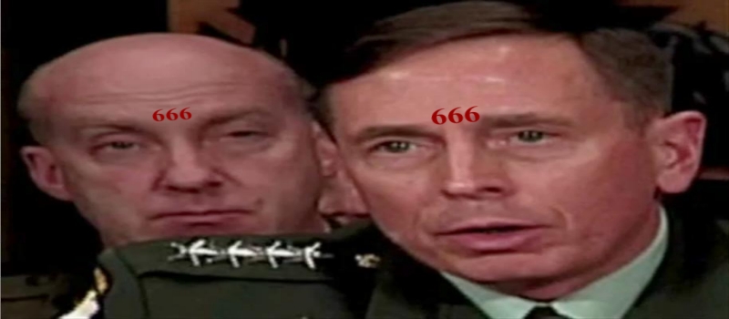 US General Petraeus and Reptilian Company