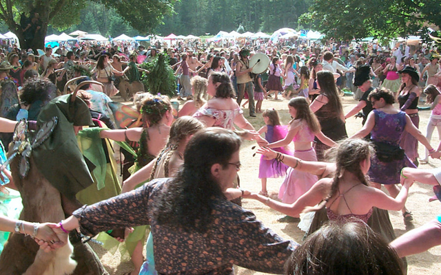 Spiral Dance to Save the Trees