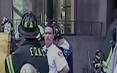 Reptilian Fire Chief During 911